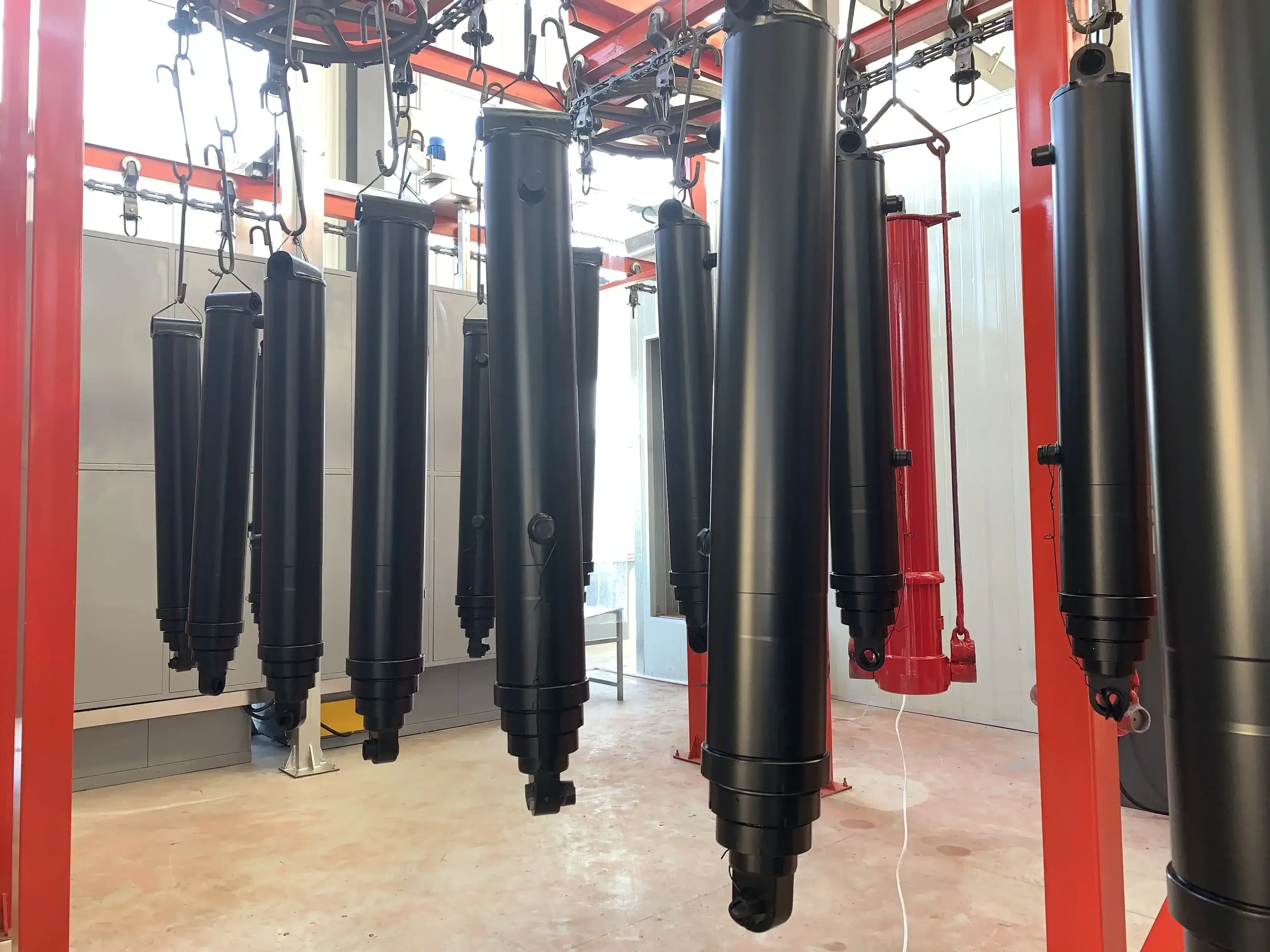 telescopic heavy-duty hydraulic cylinder