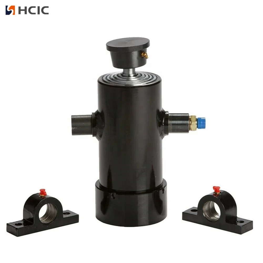 Kallutatava haagise šassii väike teleskoophüdrauliline silinder